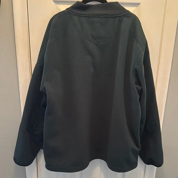 Cabela's Dark Green Lightweight Quarter zip Jacket - Picture 4 of 7